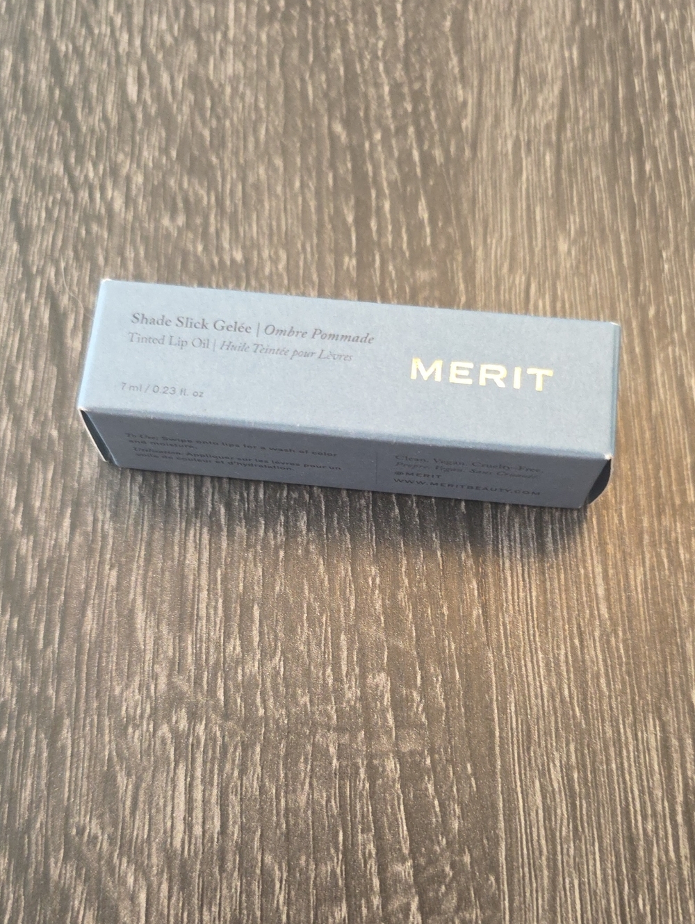 MERIT Shade Stick Gelée Tinted Lip Oil - Blue Box